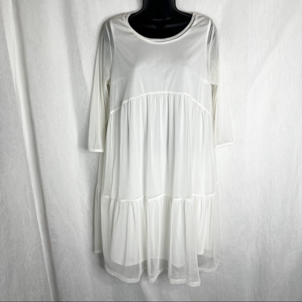 ASOS Bluebelle Maternity Tiered Ruffle Swing Dress - Picture 5 of 13